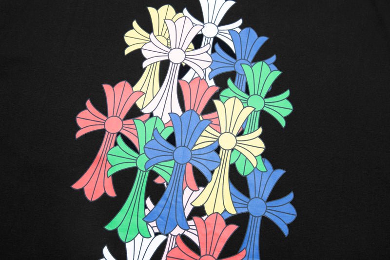 Chrome Hearts Multi Color Cross Cemetery T-shirt 6016