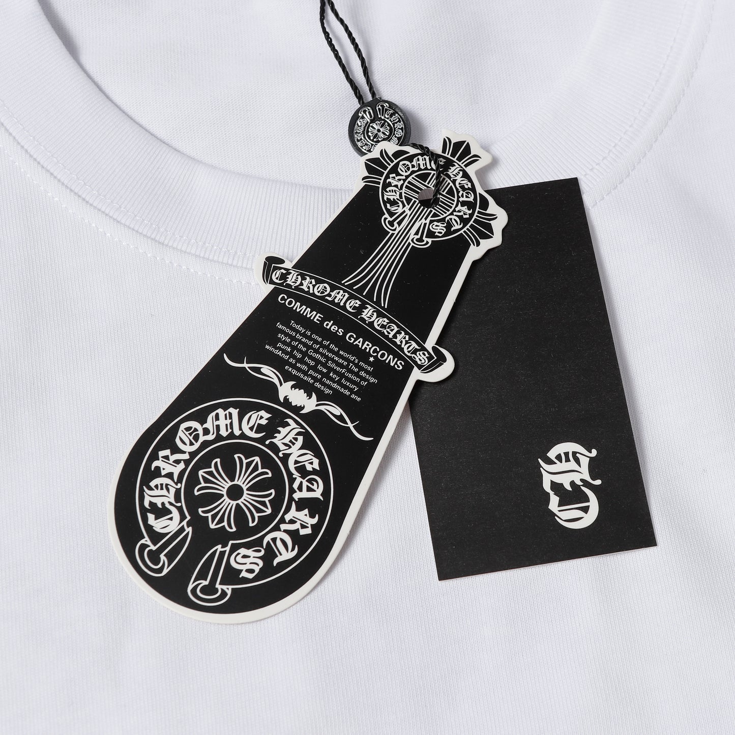 Chrome Hearts Horseshoe Graffiti Cross Colorful T-Shirt 2257