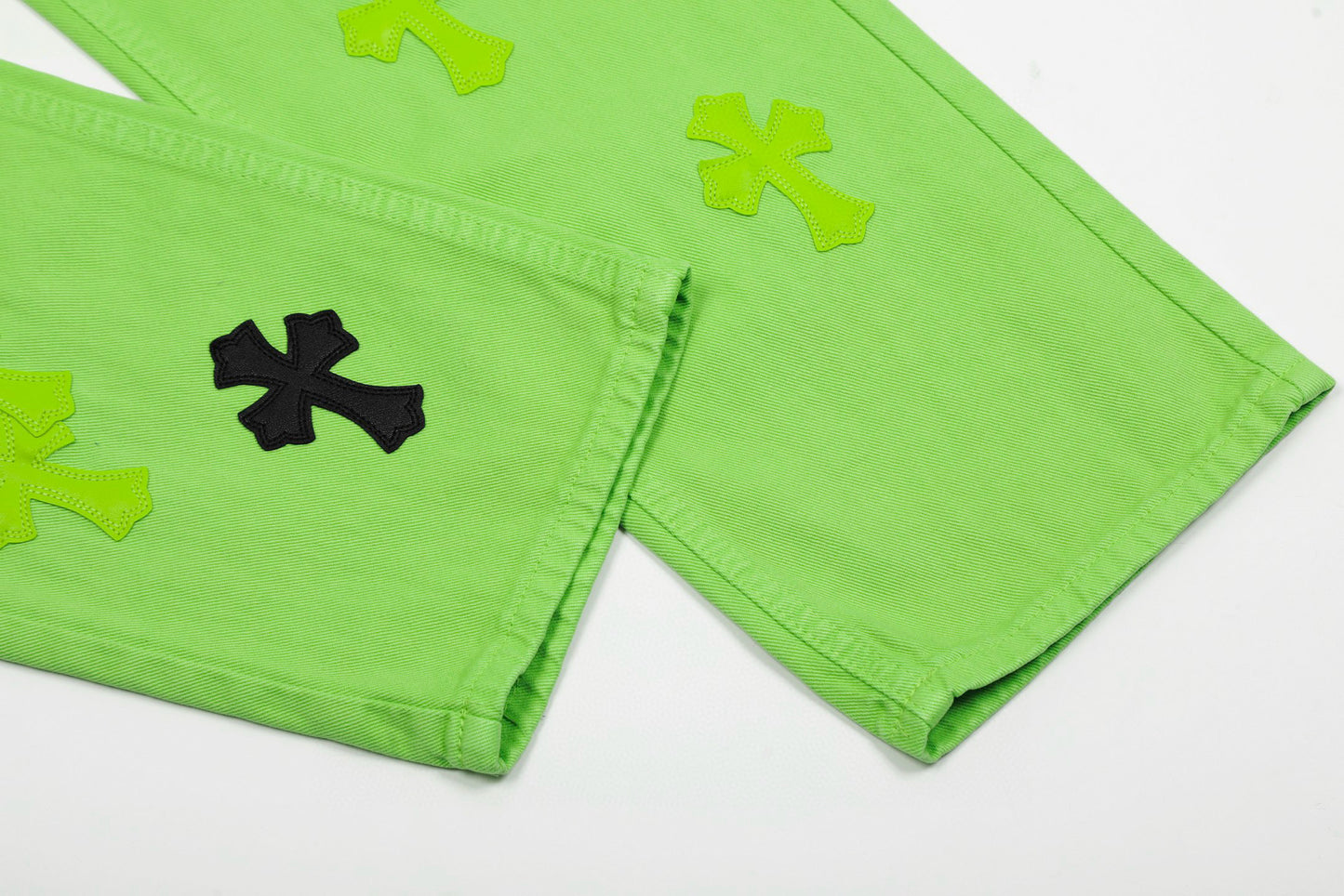 Chrome Hearts Limited edition green cow jeans