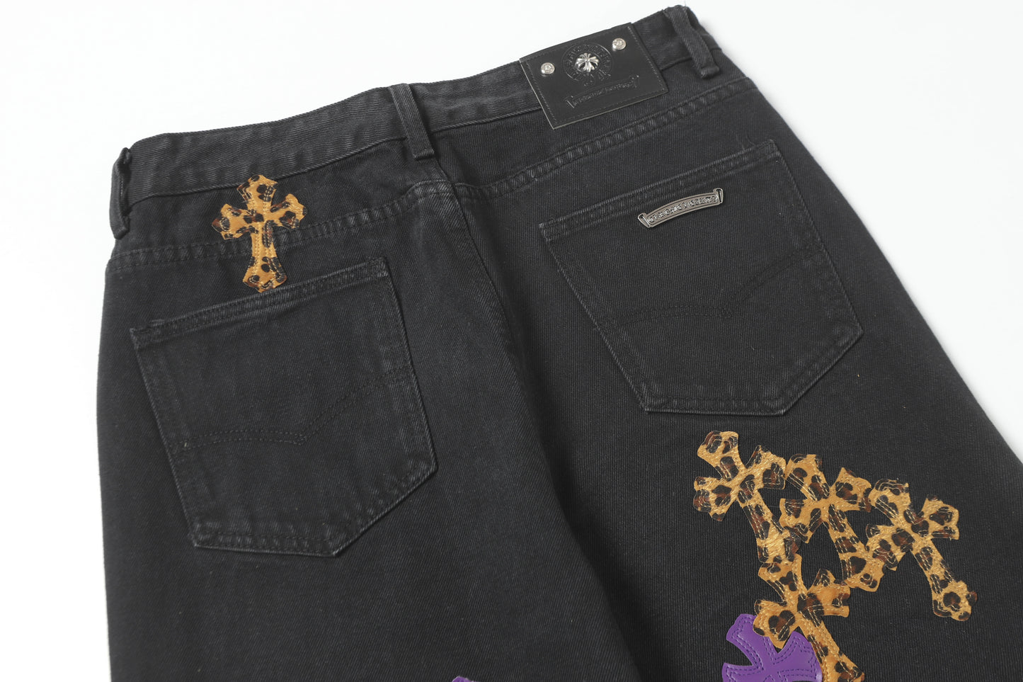 Chrome Hearts Cross Patch Denim Jeans 9981
