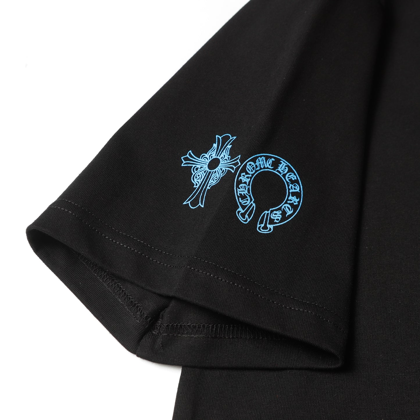 Chrome Hearts Triple Cross Logo Short Sleeve T-shirt 2237