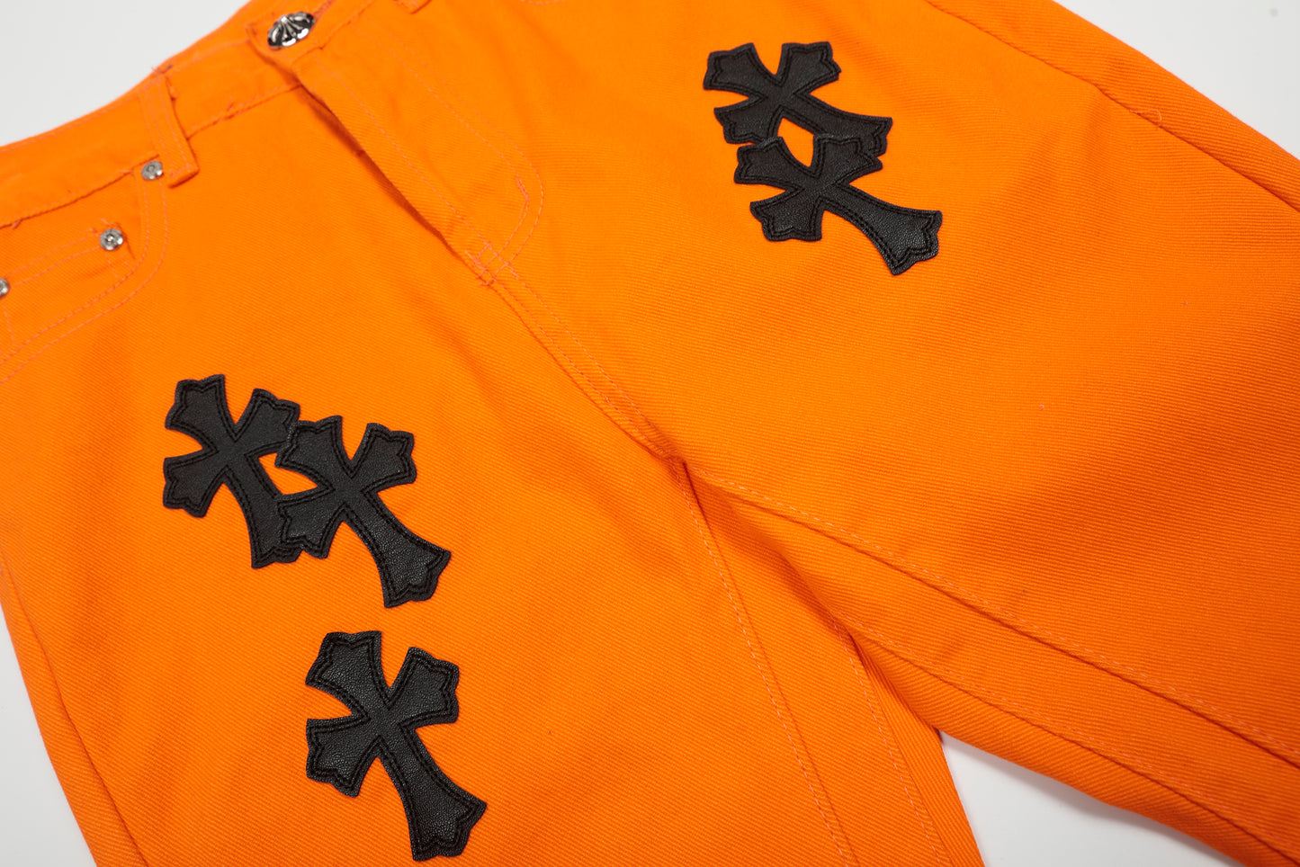 Chrome Hearts Virgil Art Basel Gallery Dept. Cross Patch Jeans