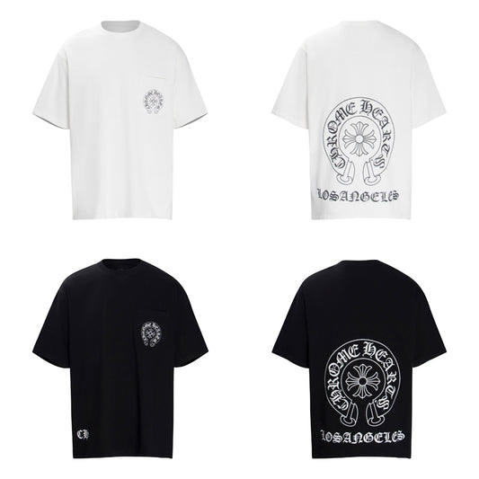 Chrome Hearts Los Angeles Exclusive Horseshoe Short Sleeve Tee 6003