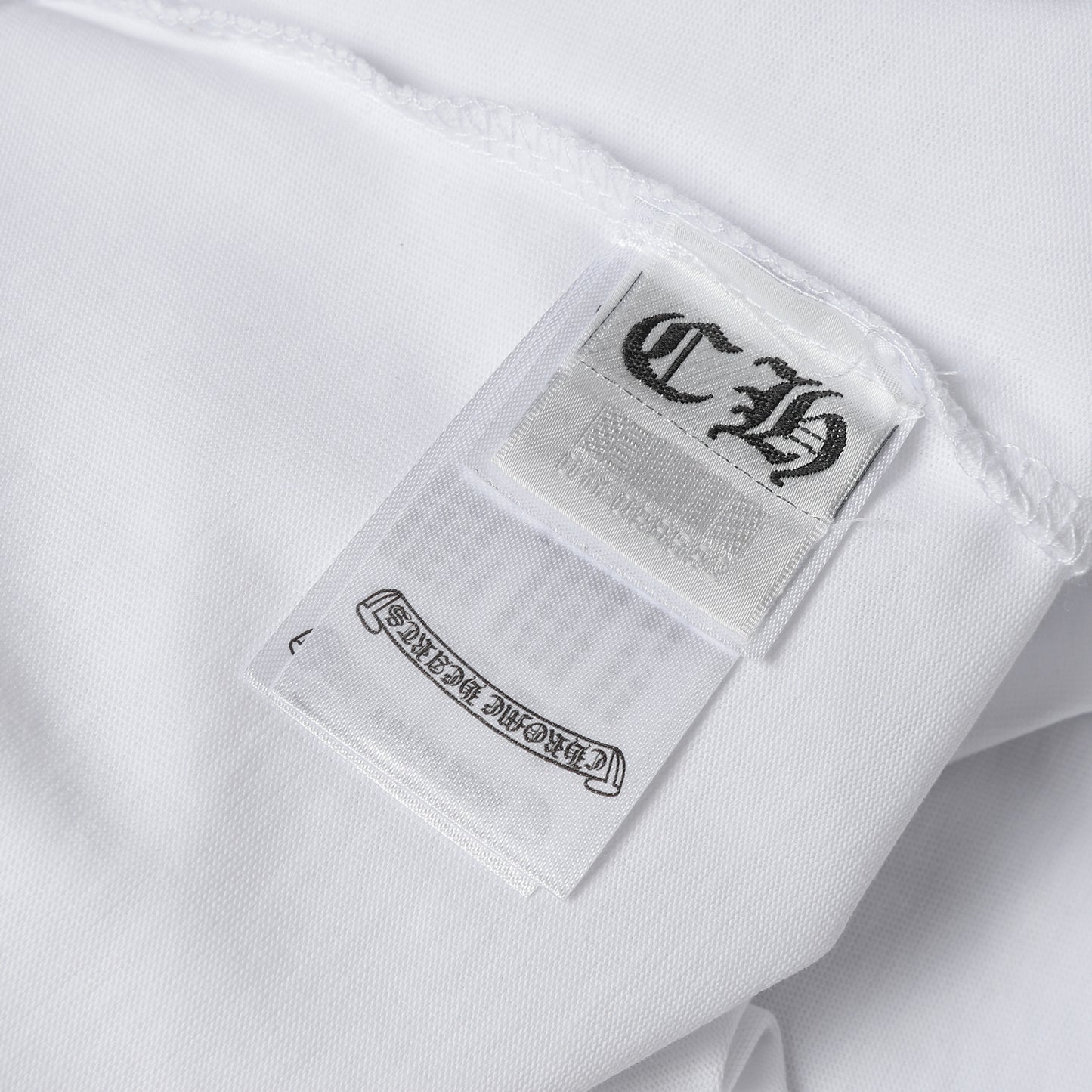 Chrome Hearts Triple Cross Logo Short Sleeve T-shirt 2237