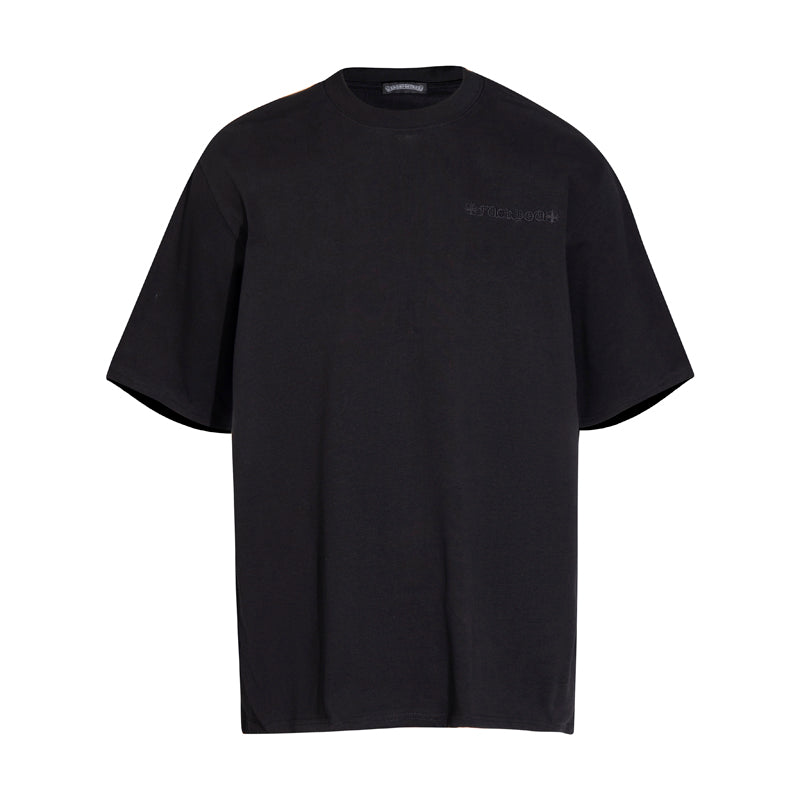 Chrome Hearts Leather Cross Short Sleeves 6091