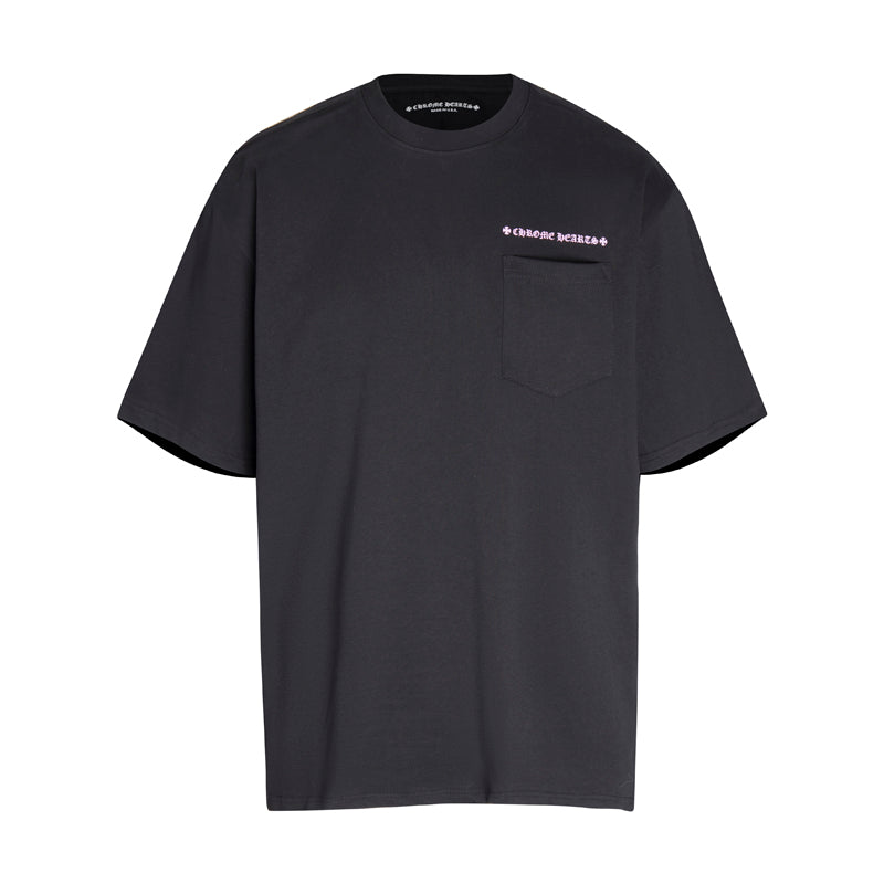 Chrome Hearts USA Script Logo Short Sleeve T-Shirt Tee 6050