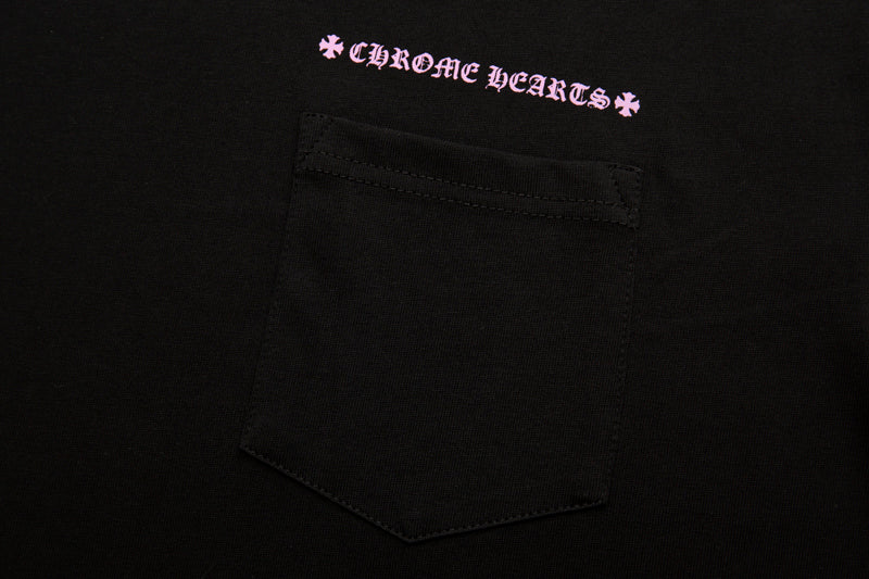 Chrome Hearts USA Script Logo Short Sleeve T-Shirt Tee 6050