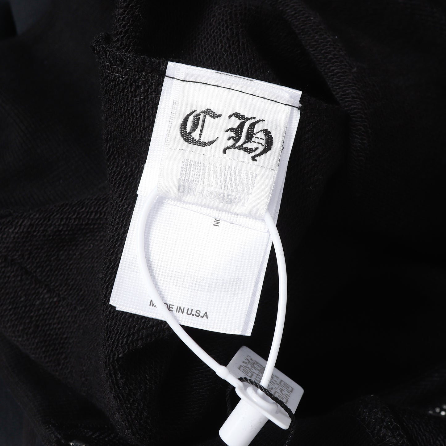 Chrome Hearts Black Tonal Monogram Scroll Horseshoe Logo Zip Up Hoodie 9818