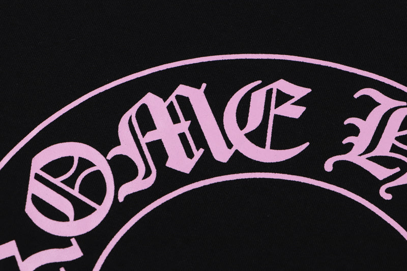 Chrome Hearts Purple Horseshoe Logo Hoodie 7026