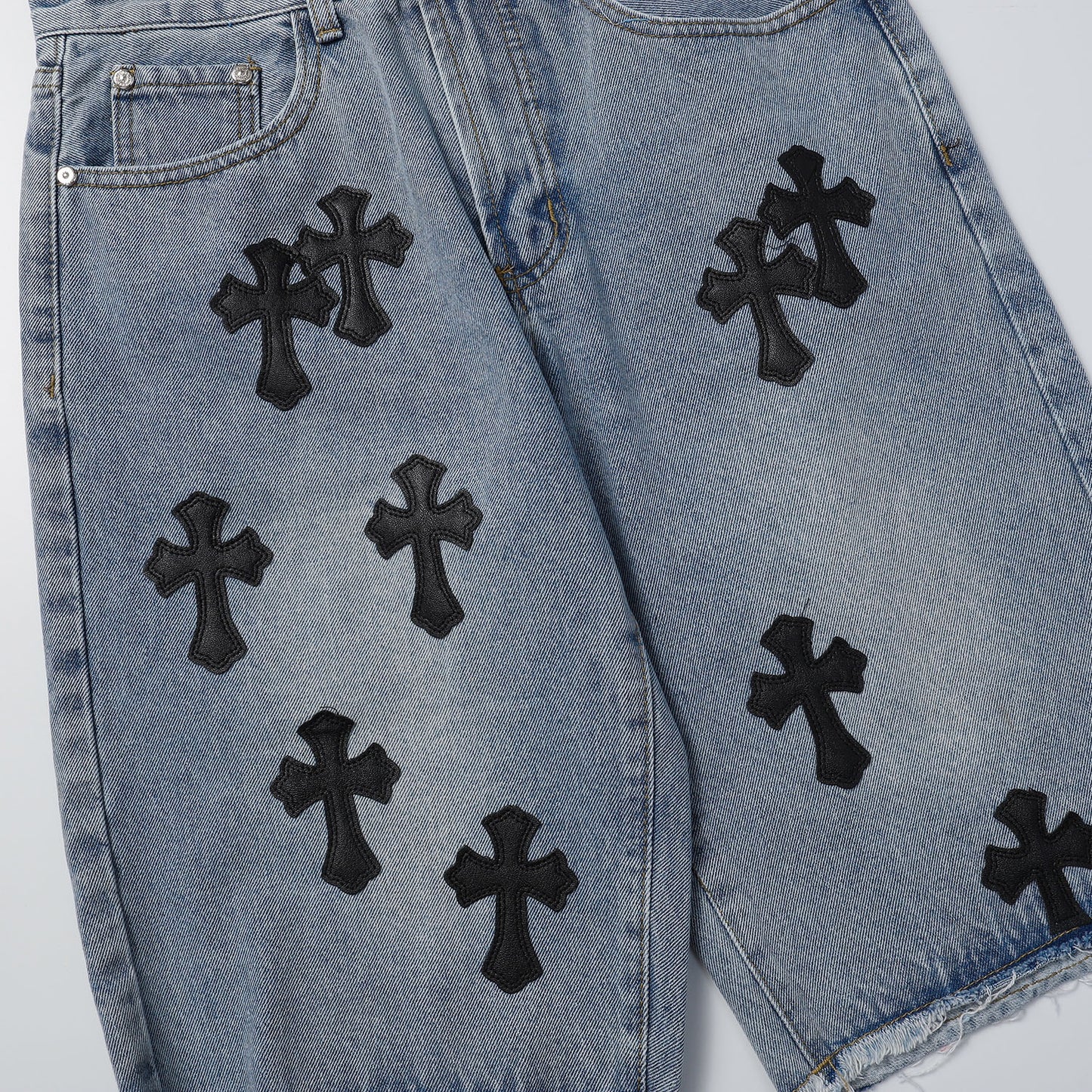 Chrome Hearts New Denim shorts 9919