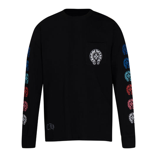 Chrome Hearts Multi Color Horse Shoe L/S T-shirt 8009