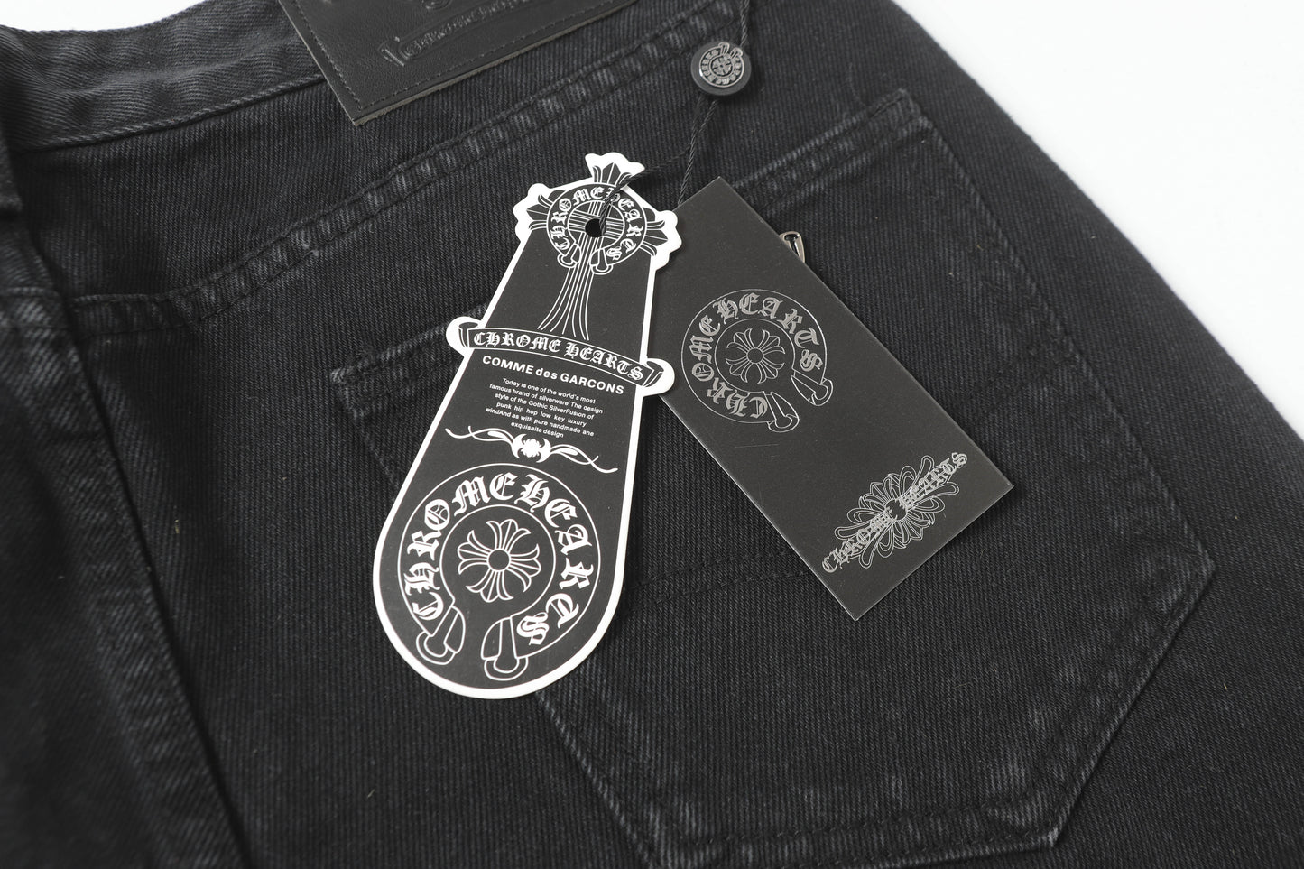Chrome Hearts Cross Patch Denim Jeans 9981
