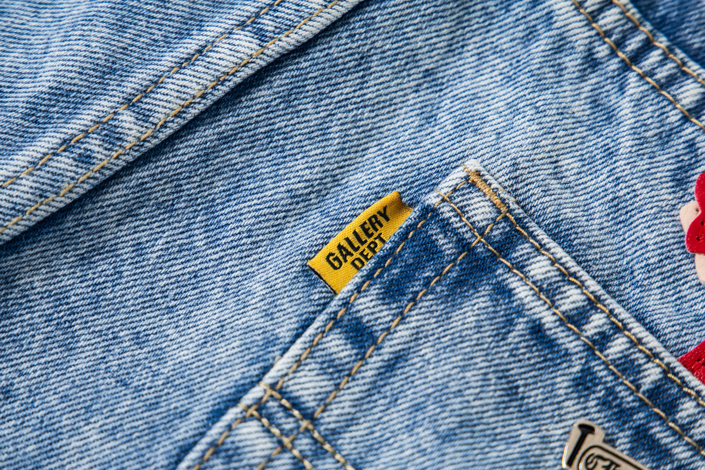 Chrome Hearts Gallery Dept Cross Patch Flare Denim Jeans 8186