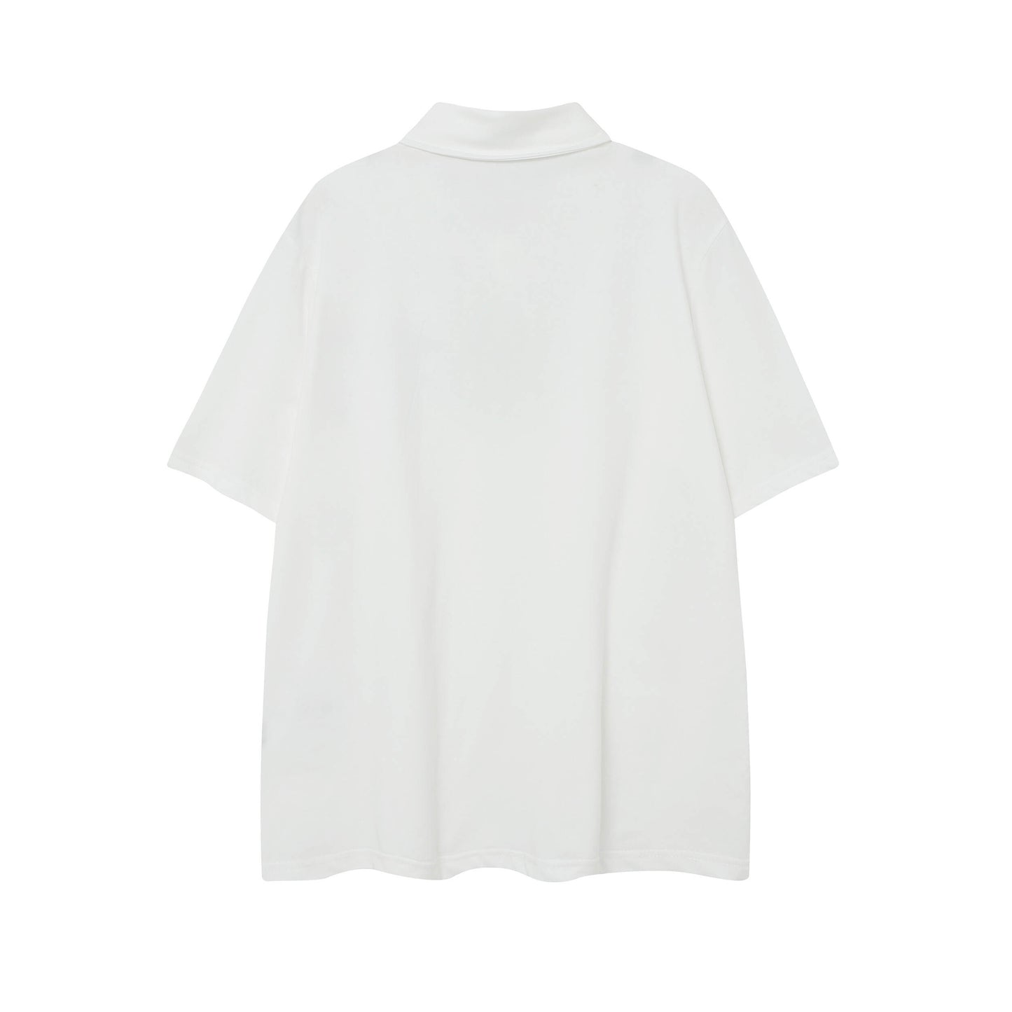 Chrome Hearts Horseshoe print lapel polo shirt 9995