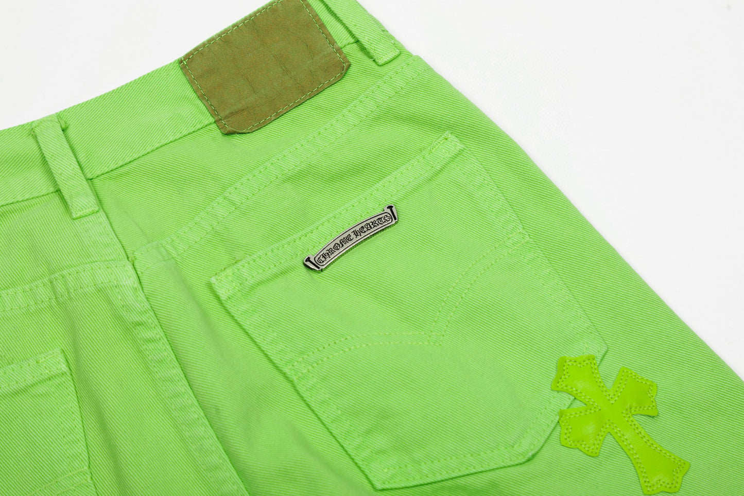 Chrome Hearts Limited edition green cow jeans