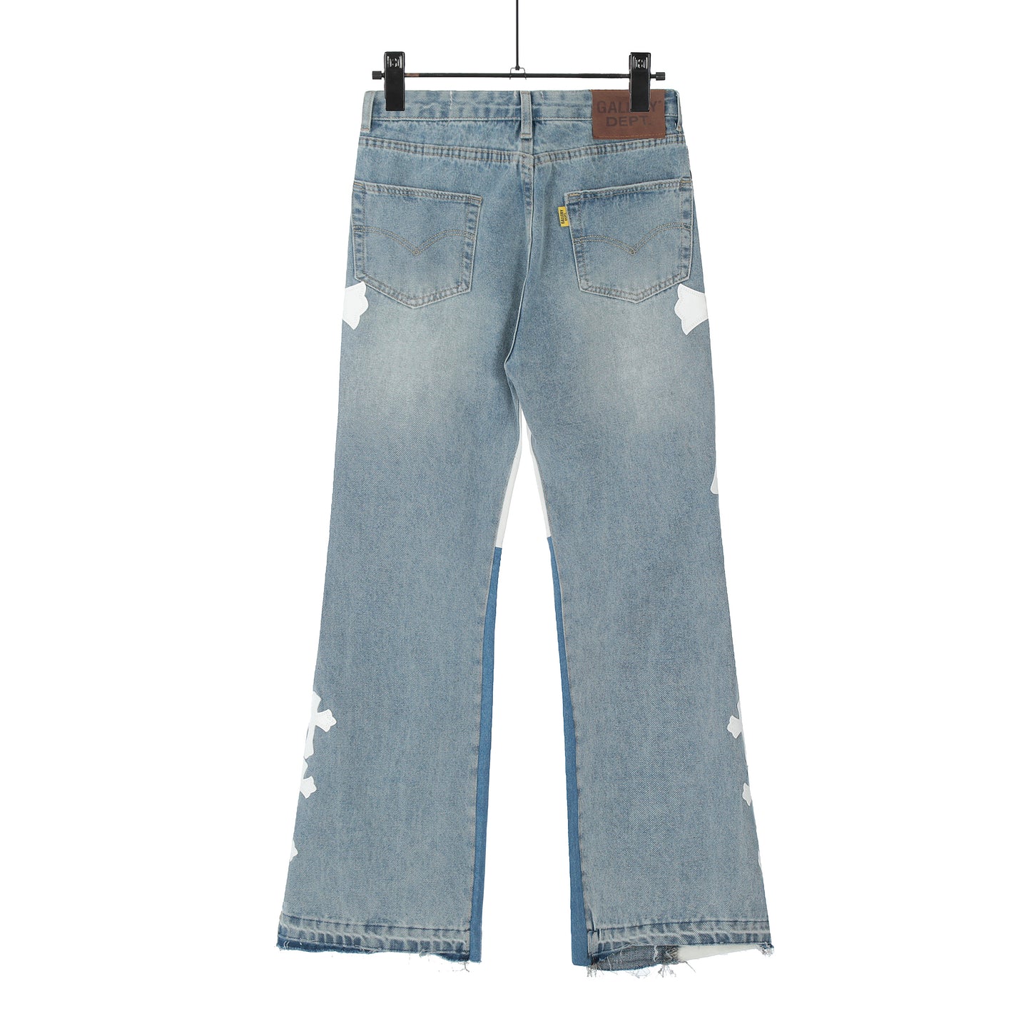 Chrome Hearts Gallery Dept Cross Patch Flare Denim Jeans 8146