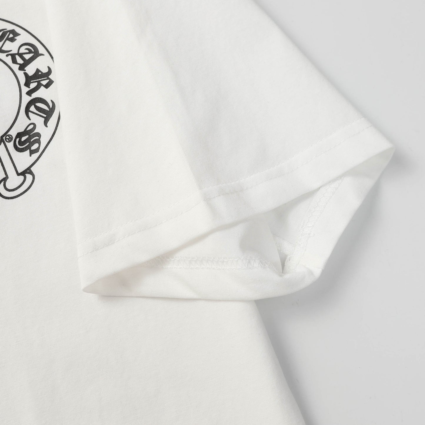 Chrome Hearts Horseshoe print lapel polo shirt 9995