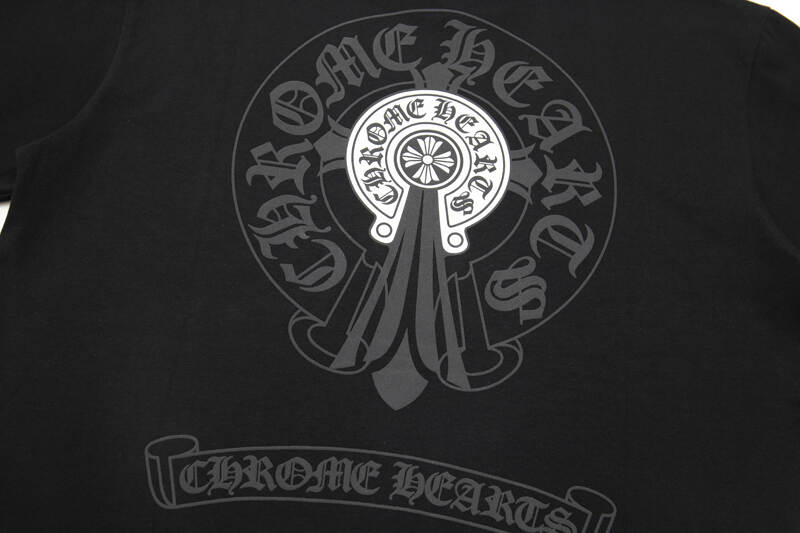 Chrome Hearts Double Exposure Horse Hoof Cross T-Shirt 6006