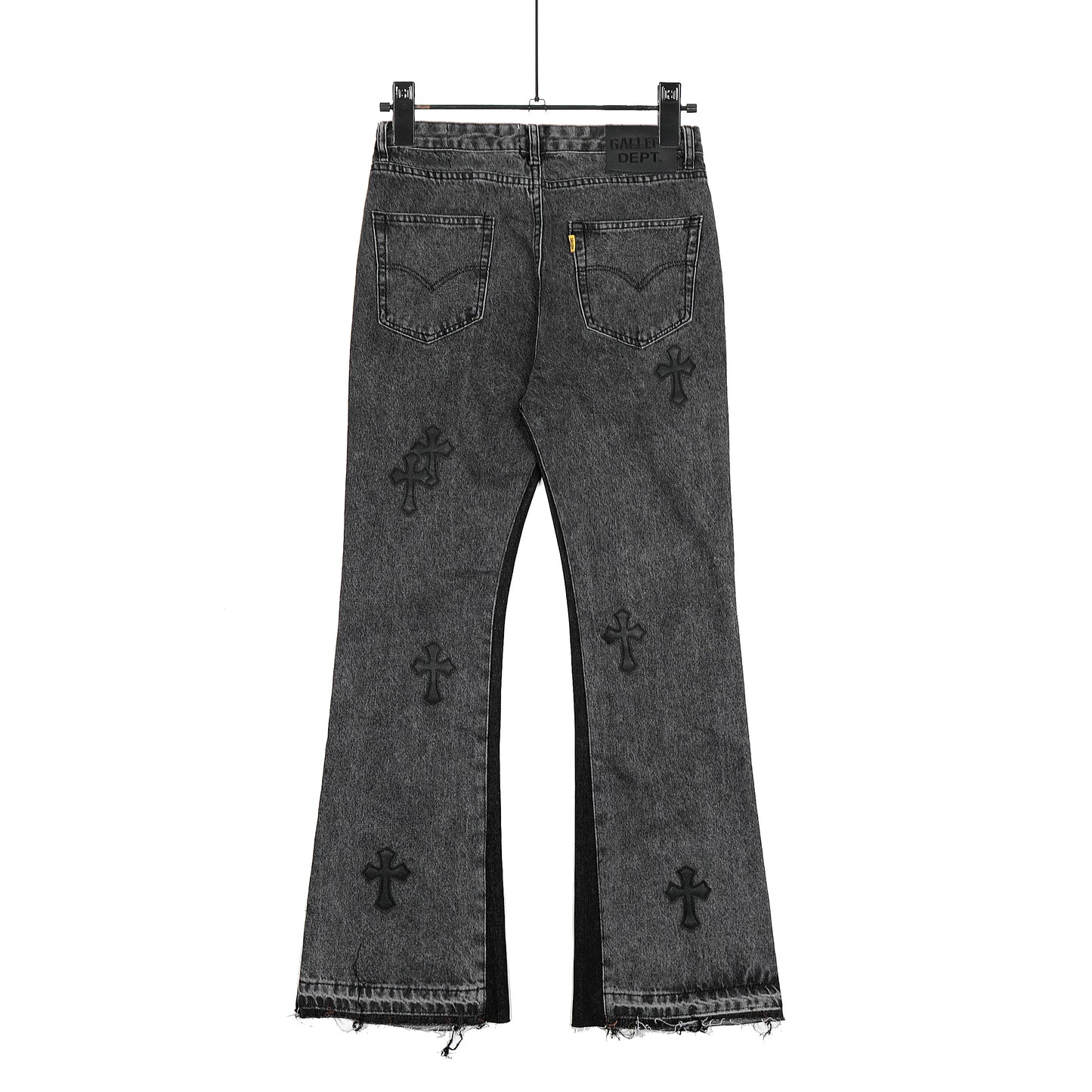Chrome Hearts Gallery Dept Cross Patch Flare Denim Jeans