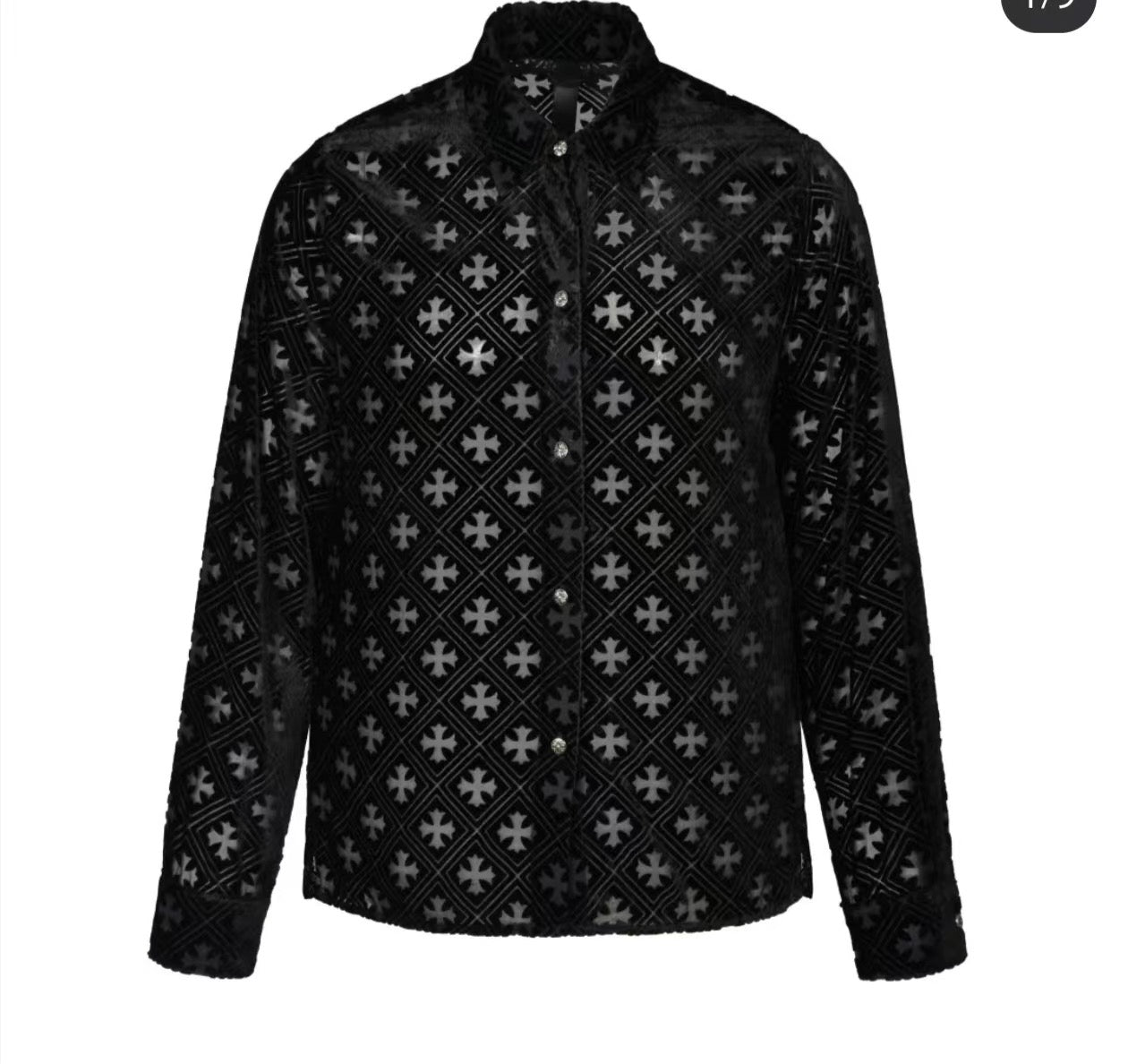 Chrome Hearts Cross black velvet