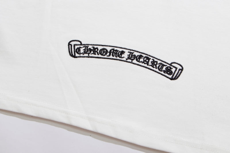 Chrome Hearts Leather Cross Short Sleeves 6091