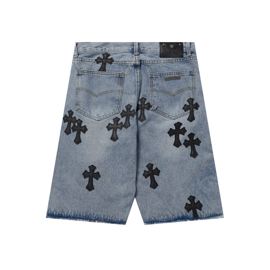 Chrome Hearts New Denim shorts 9919