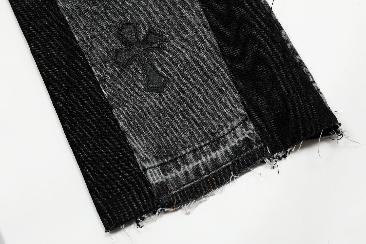 Chrome Hearts Gallery Dept Cross Patch Flare Denim Jeans