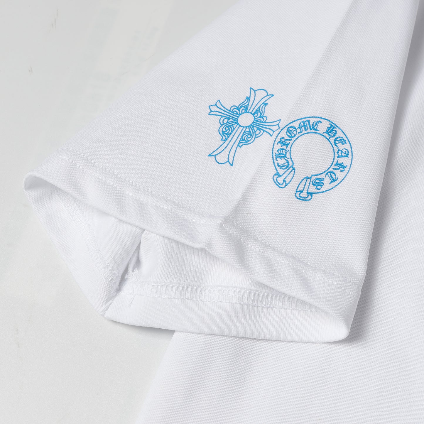 Chrome Hearts Triple Cross Logo Short Sleeve T-shirt 2237