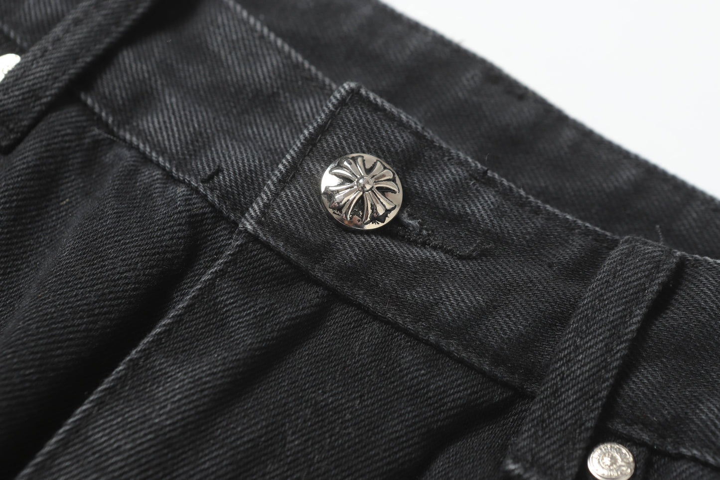 Chrome Hearts Cross Patch Denim Jeans 9981