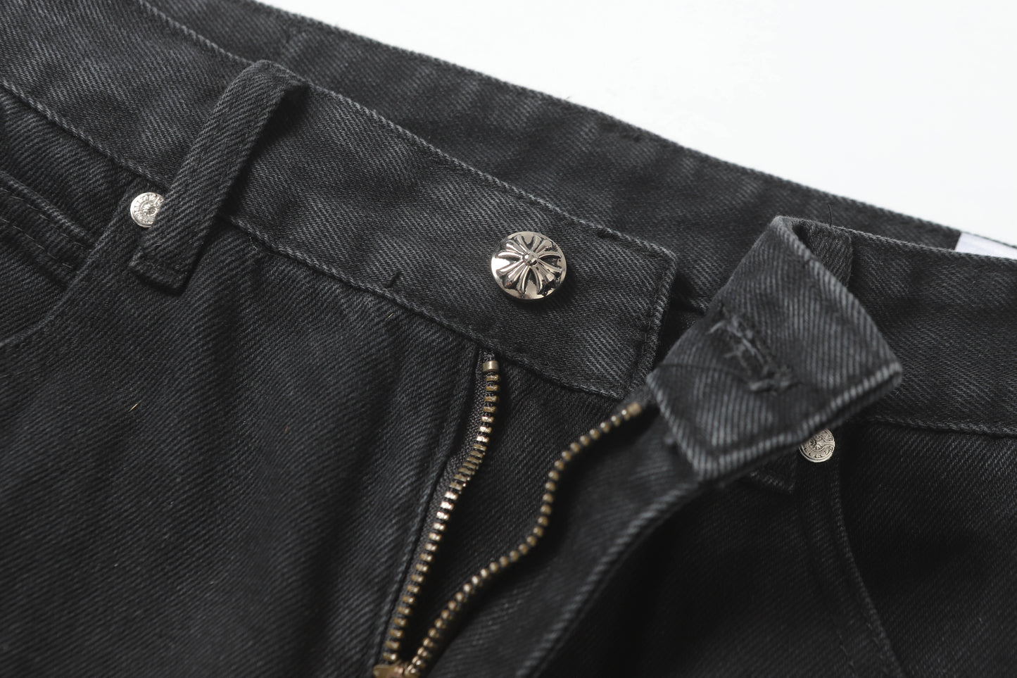 Chrome Hearts Cross Patch Denim Jeans 9981