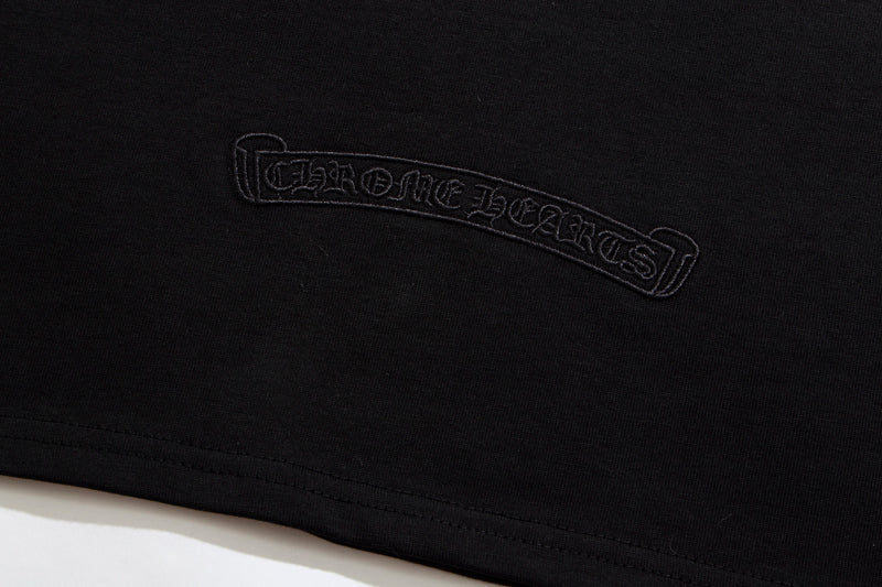 Chrome Hearts Leather Cross Short Sleeves 6091