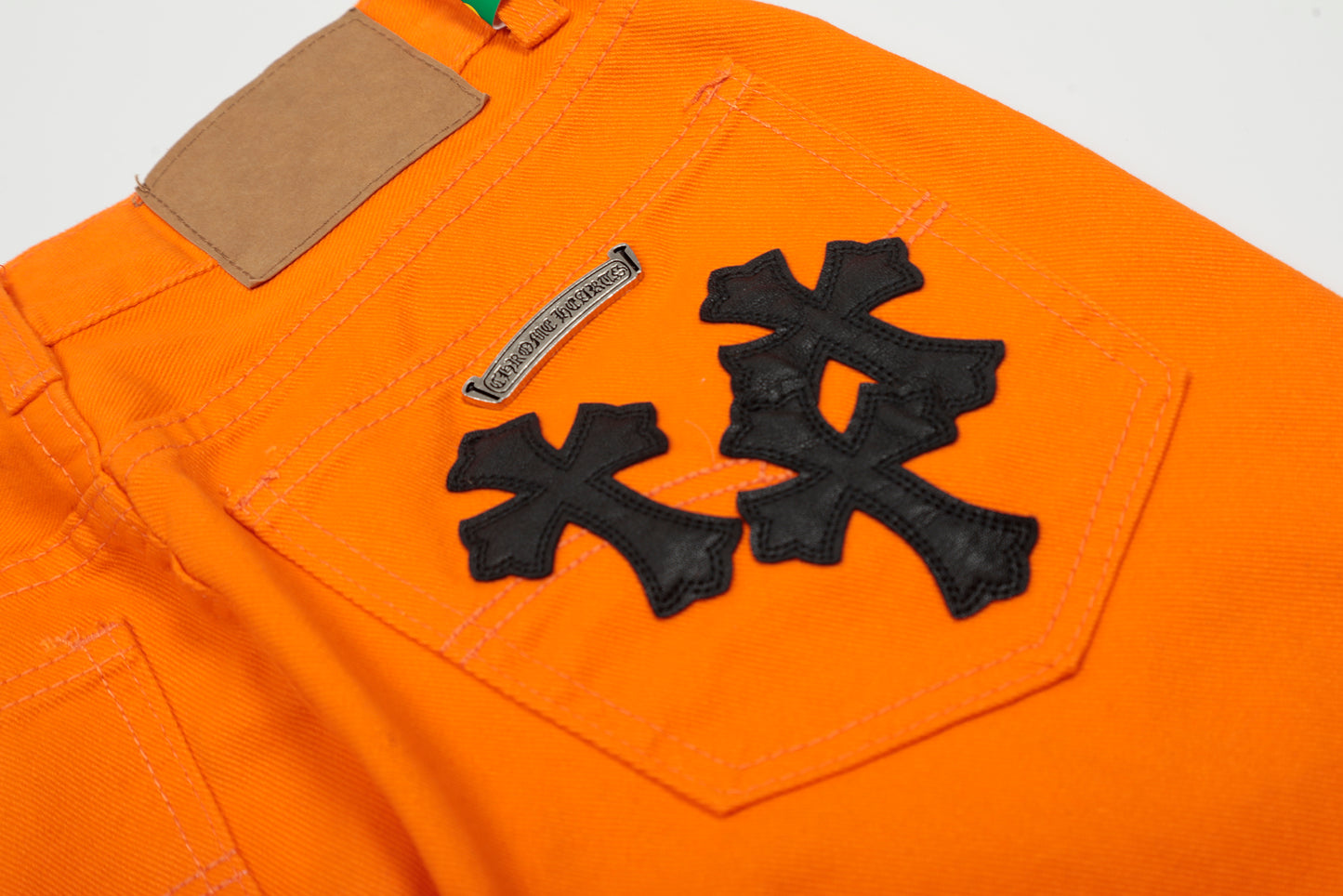 Chrome Hearts Virgil Art Basel Gallery Dept. Cross Patch Jeans