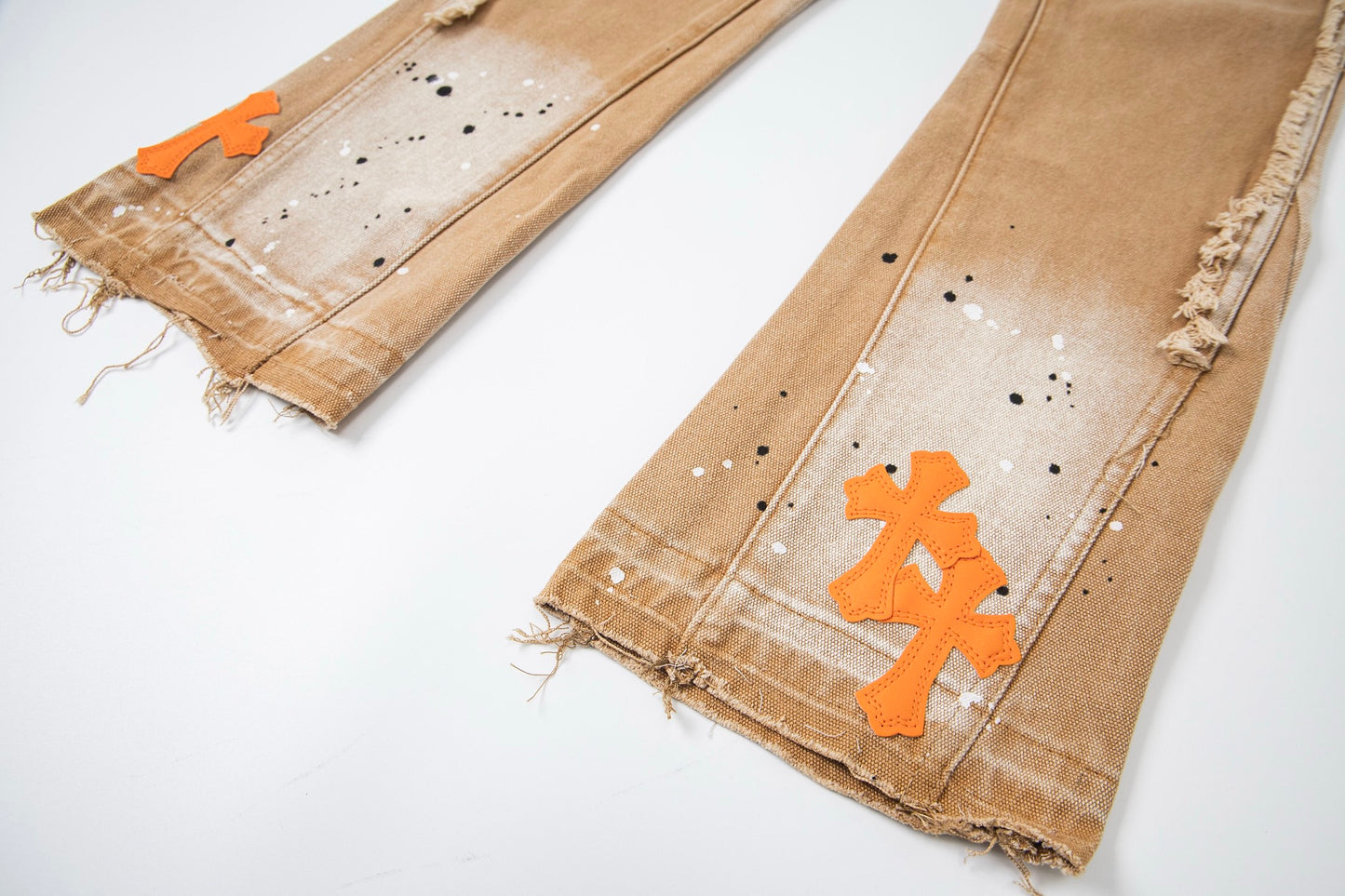 Chrome Hearts Gallery Dept Cross Patch Flare Denim Jeans 8200