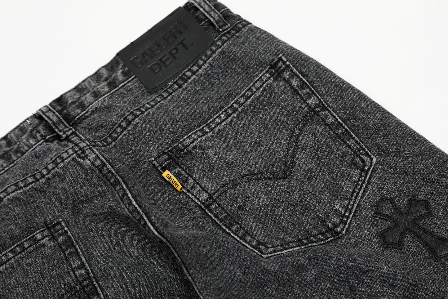 Chrome Hearts Gallery Dept Cross Patch Flare Denim Jeans