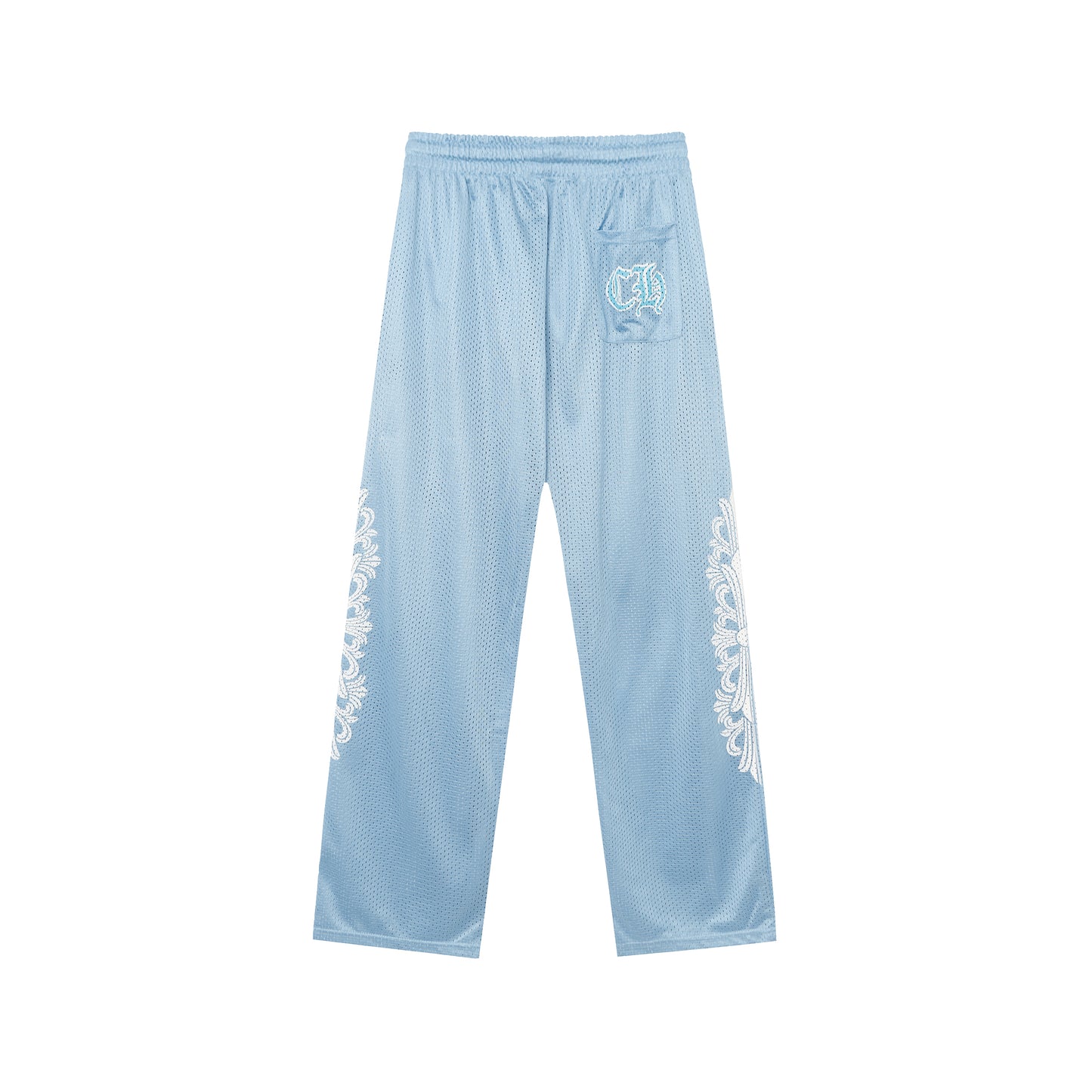 Chrome Hearts Mattyboy graffiti red mesh track pants 9997