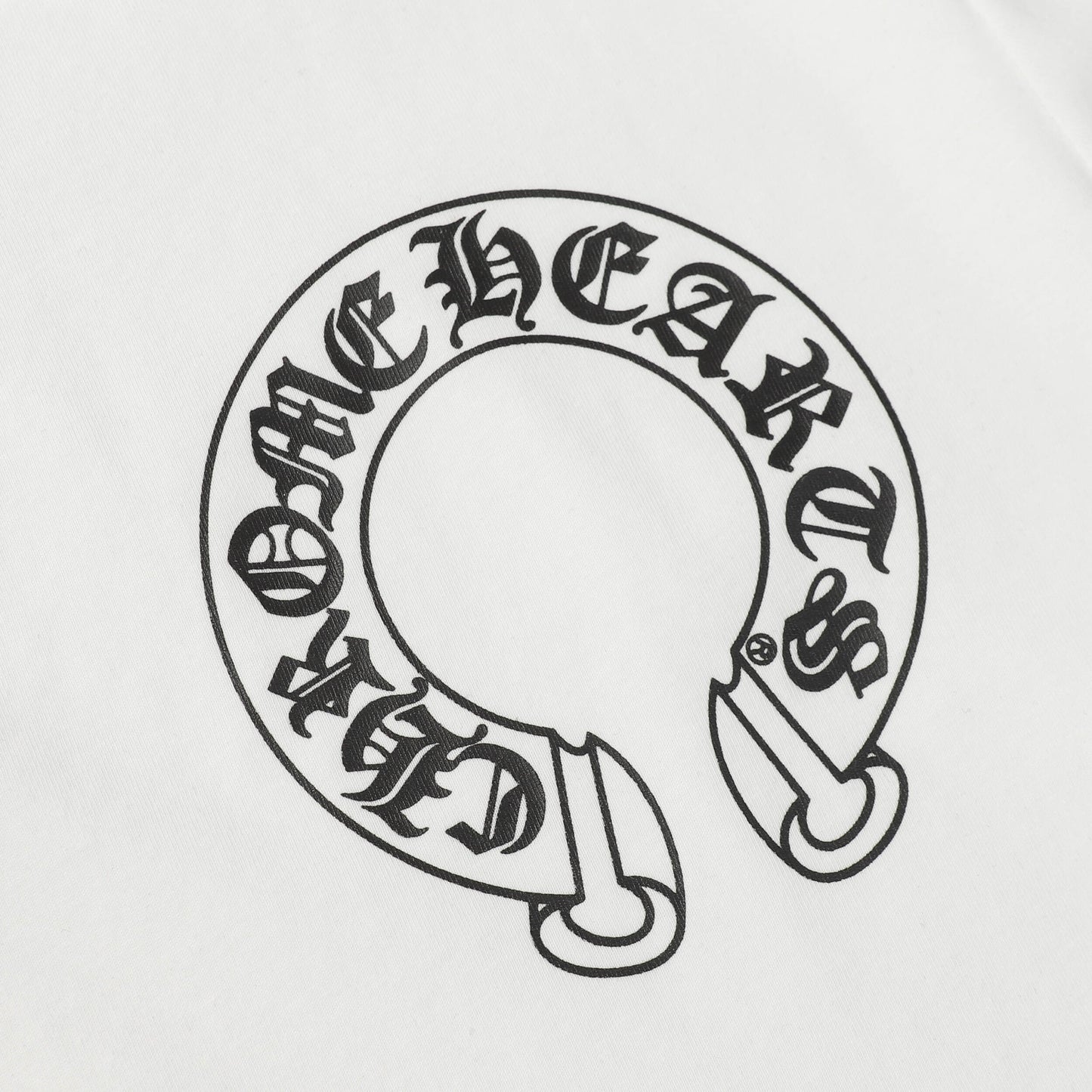 Chrome Hearts Horseshoe print lapel polo shirt 9995