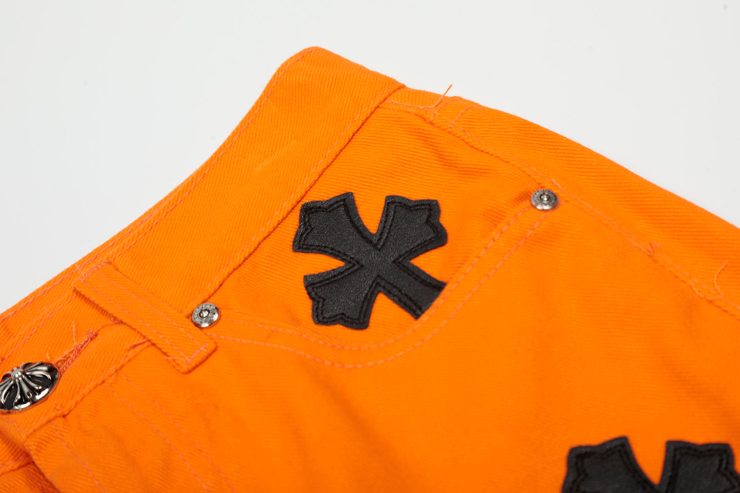 Chrome Hearts Virgil Art Basel Gallery Dept. Cross Patch Jeans