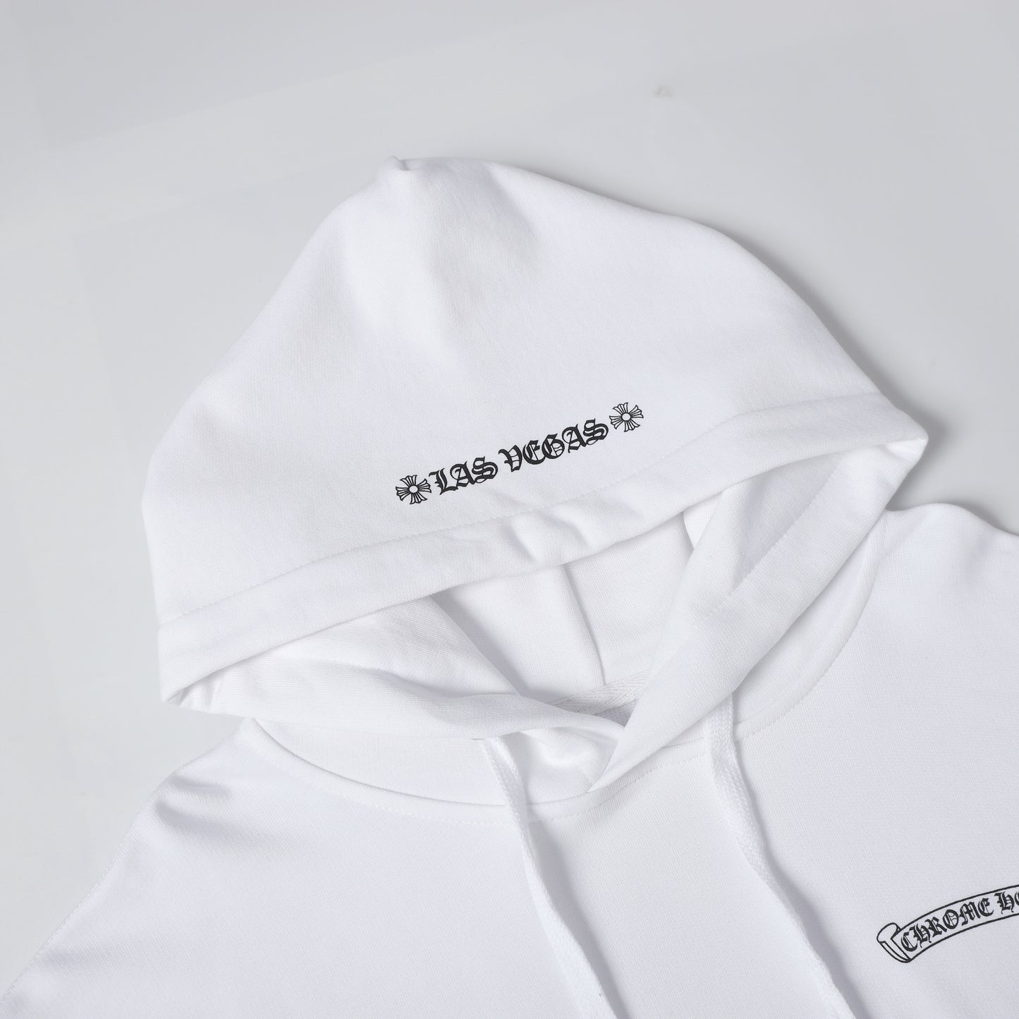 Chrome Hearts Rolling Stones Script Blue Logo Hoodie 9817