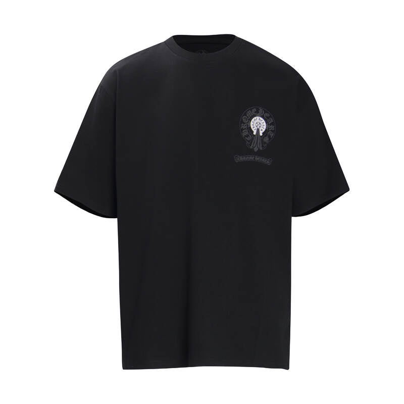 Chrome Hearts Double Exposure Horse Hoof Cross T-Shirt 6006