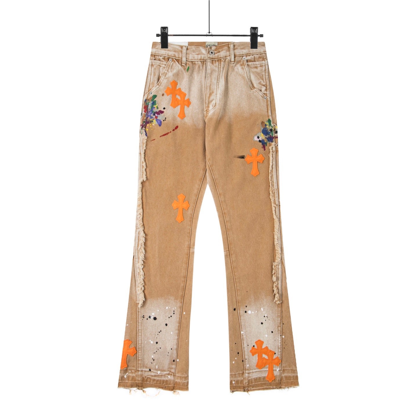 Chrome Hearts Gallery Dept Cross Patch Flare Denim Jeans 8200