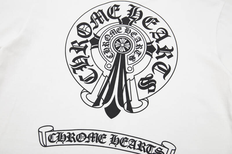 Chrome Hearts Double Exposure Horse Hoof Cross T-Shirt 6006