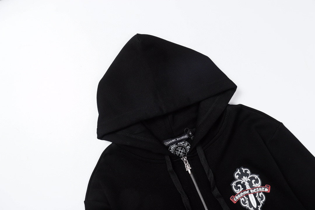 Chrome Hearts New Zip Up Hoodie -834