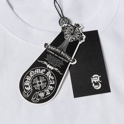 Chrome Hearts Horseshoe Graffiti Cross Colorful T-Shirt 2257