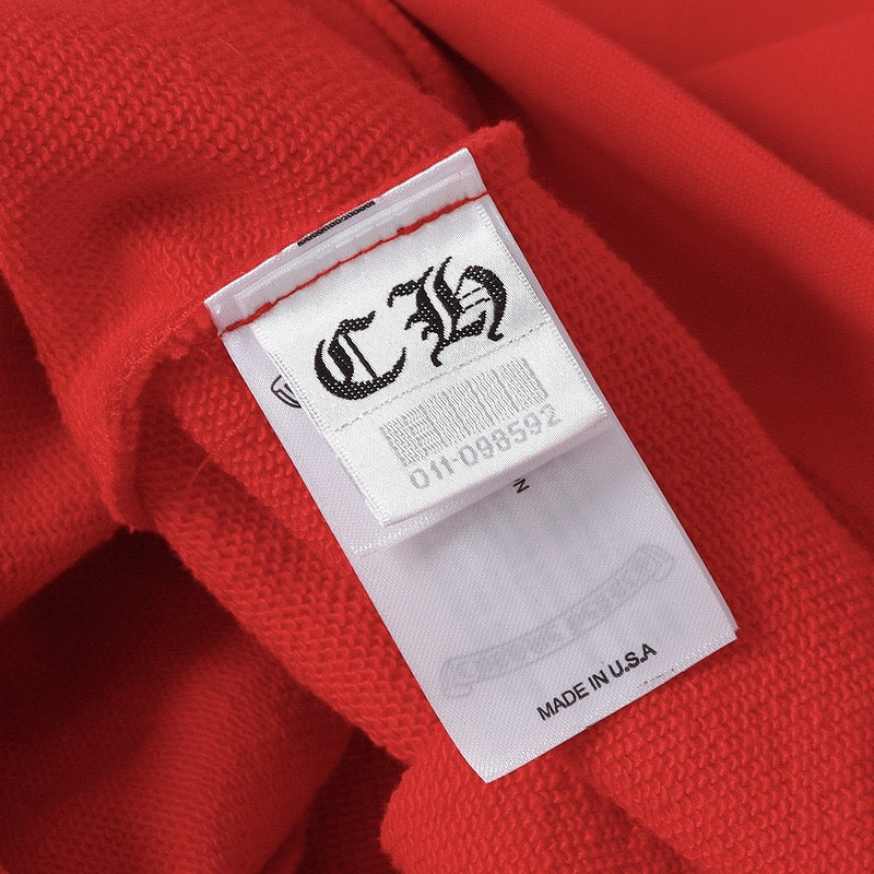 Chrome Hearts Triple Cross Script Sleeve Zip Up Hoodie 7019