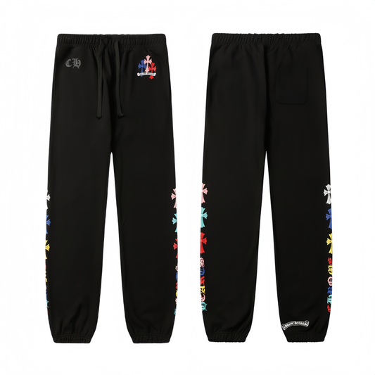 Chrome Hearts Multicolor Cross Sweatpants