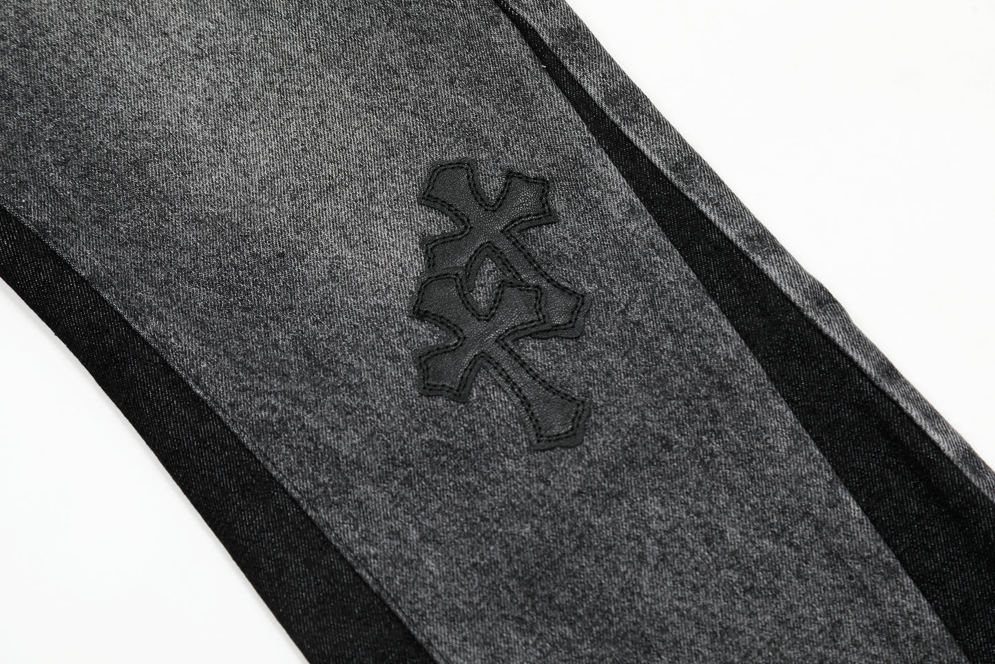 Chrome Hearts Gallery Dept Cross Patch Flare Denim Jeans