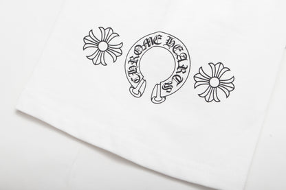 Chrome Hearts Script Dagger Logo Short Sleeve Tee 6025