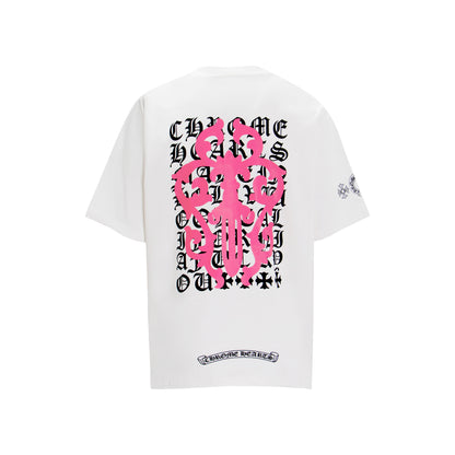 Chrome Hearts Script Dagger Logo Short Sleeve Tee 6025