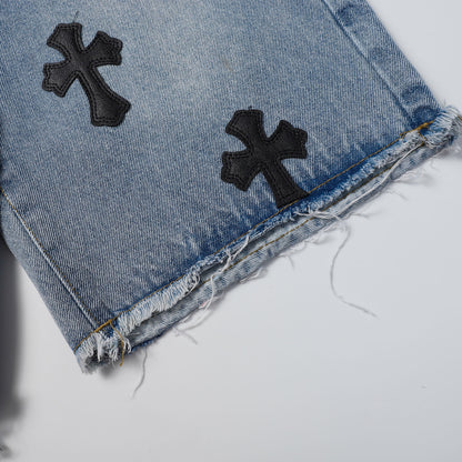 Chrome Hearts New Denim shorts 9919