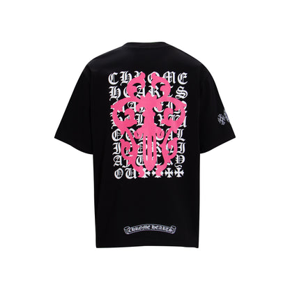 Chrome Hearts Script Dagger Logo Short Sleeve Tee 6025